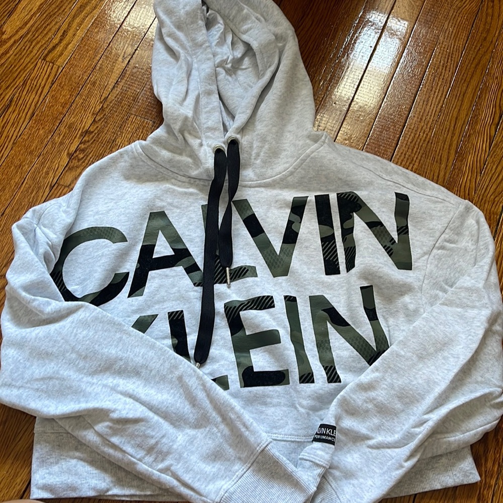 Calvin klein cropped hoodie
